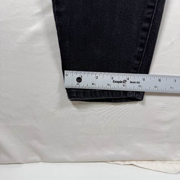 Anne Klein High Rise Skinny Ankle Jeans Black 12P Petite - Picture 11 of 11